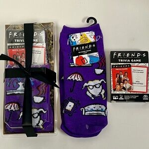 Friends Socks & Trivia Game Gift Set